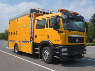 重汽汕德卡雙排座救險車