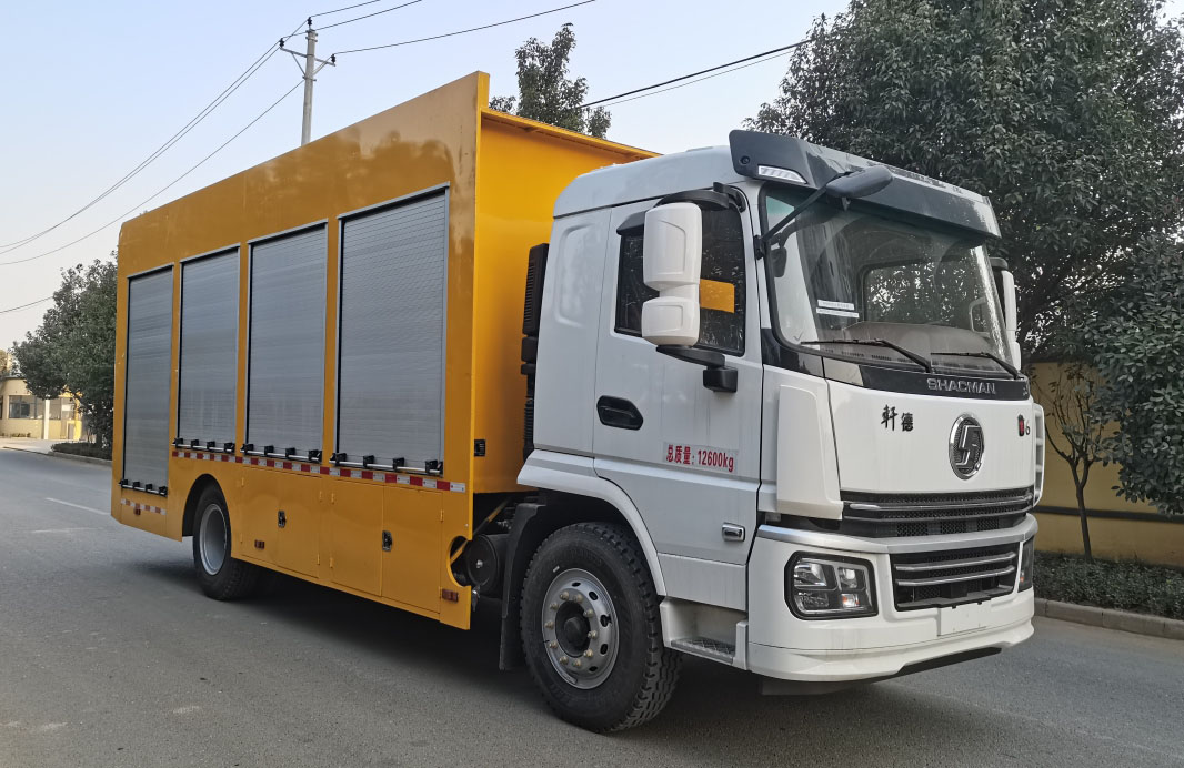陜汽軒德大流量排水搶險車