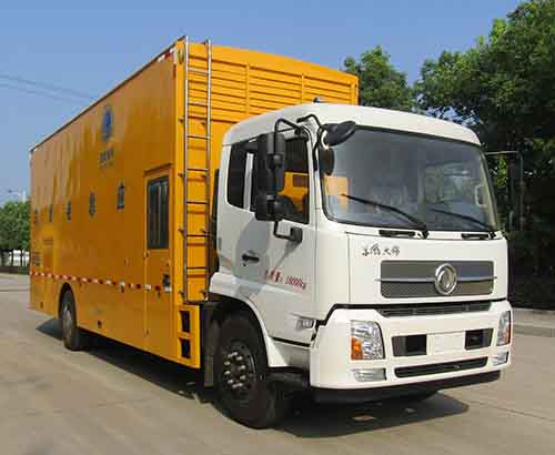 東風天錦單橋電源車