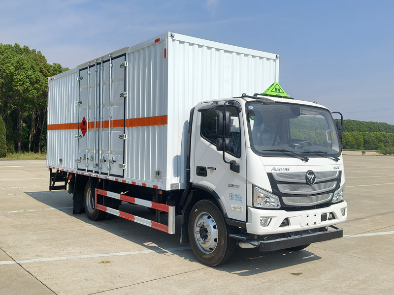 楚勝牌CSC5128XRQBK6型易燃氣體廂式運輸車